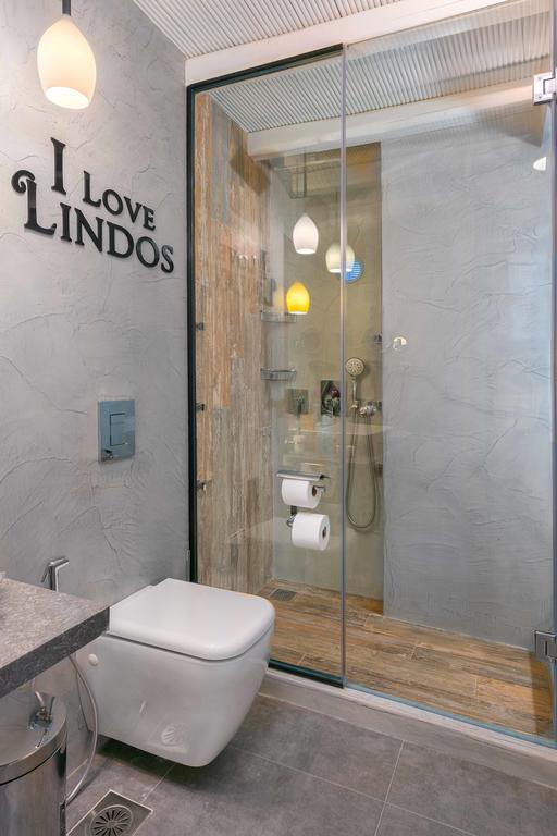 Lindos Shore Summer House With Jacuzzi And Sea View !!! 외부 사진