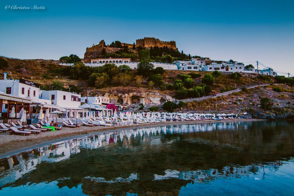 Lindos Shore Summer House With Jacuzzi And Sea View !!! 외부 사진